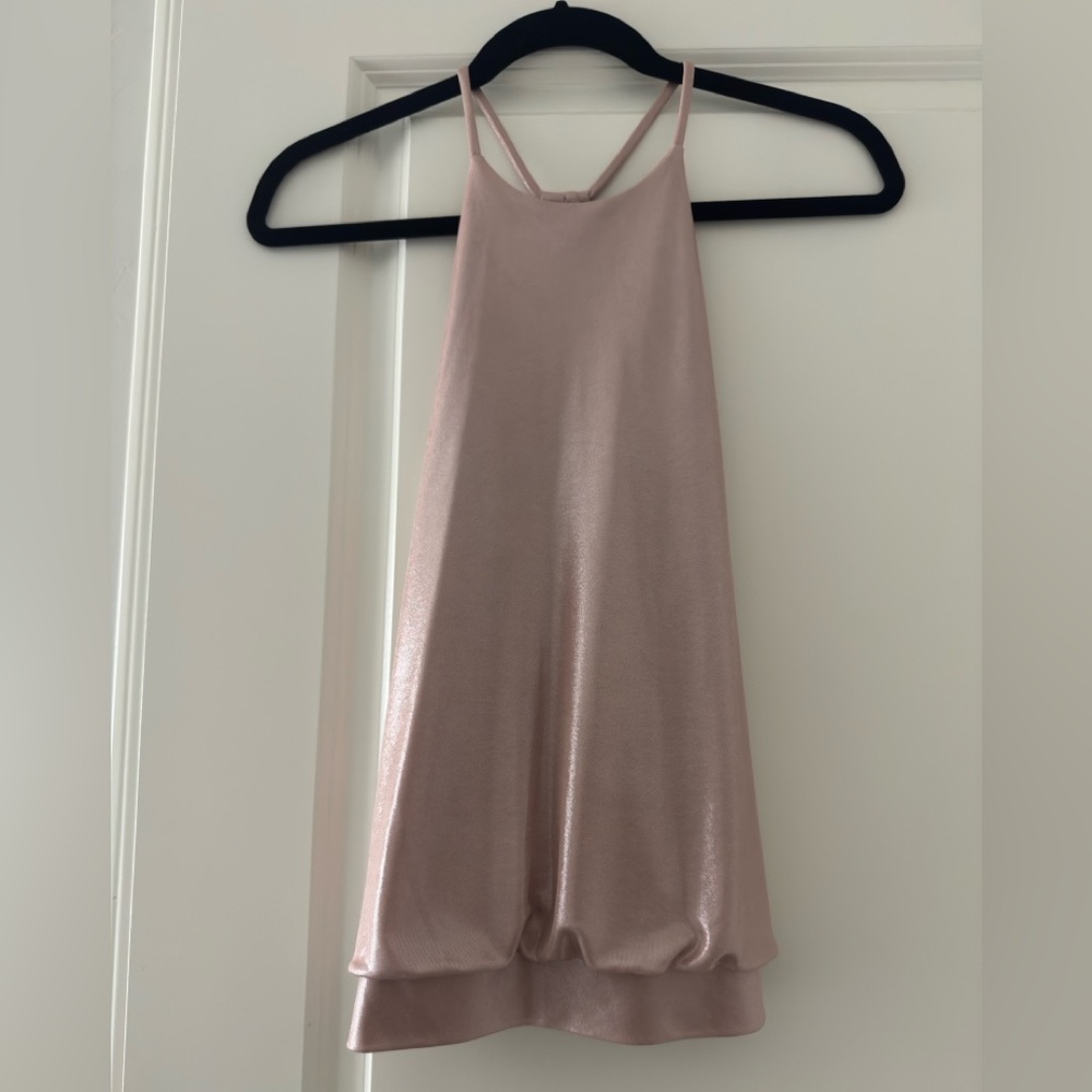 Express Blush Halter Tank Top